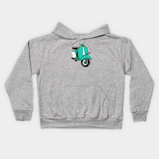 Cute Scooter Illustration Kids Hoodie